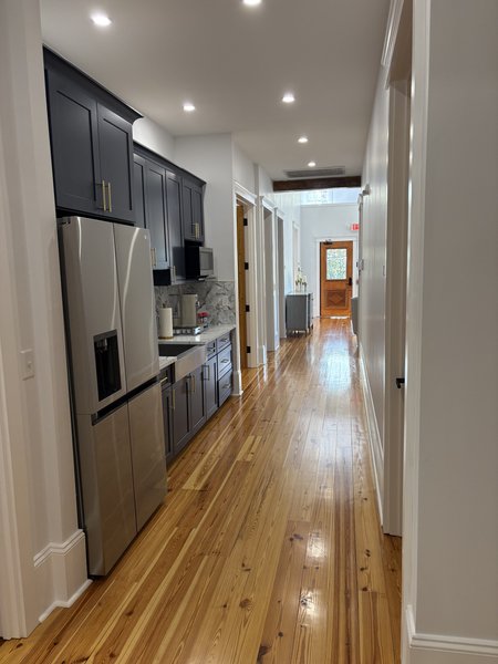 Kitchen and staff area